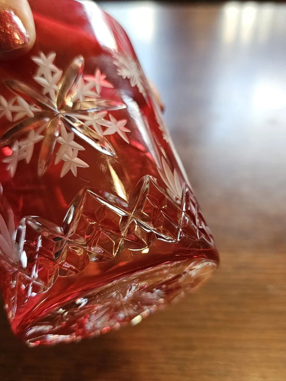 WATERFORD 2020 SNOWFLAKE WISHES LOVE TUMBLER CRANBERRY